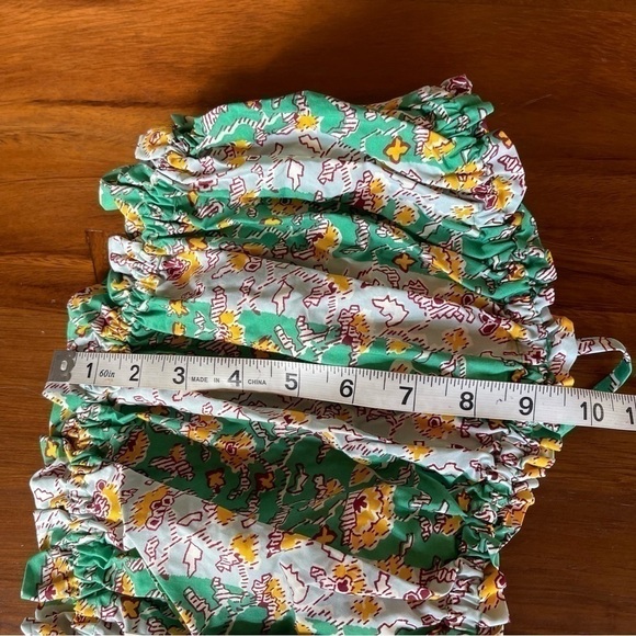 NWT RHODE x Target whimsical Green floral spaghetti Top crop size XXL - Picture 11 of 14